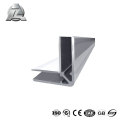 High precision aluminum double angle profile